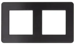 Clearance ZENITECH Plaque 2 postes kouro