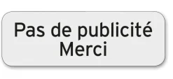 Clearance CHAPUIS Plaque signalétique "Pas de publicité - Merci"