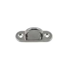 Sale Platine de fixation oblongue à oeil acier inoxydable (x2)