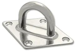 Sale Platine en forme losange à oeil acier inoxydable