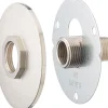 Discount NOYON & THIEBAULT Platine robinet jardin rosace nickel.Ø92mm raccord.universel