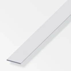 New ALFER Plat 40x3mm alu argent 1m