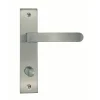 Outlet Poignée de porte Onyx condamnation zamak satiné 165mm