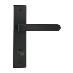 Discount Poignée de porte Onyx fonction condamnation zamak noir 165mm