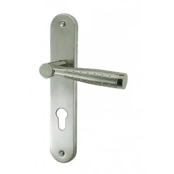 New Poignée de porte sur plaque city zamak cylindre 195mm
