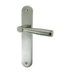 New Poignée de porte sur plaque city zamak sans trou 195mm