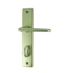 Sale Poignée de porte sur plaque gets alu condamnation 165mm
