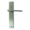 Discount Poignée de porte sur plaque manhattan zamak sans trou 195mm