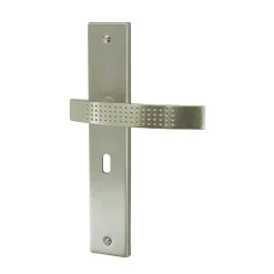 Hot Poignée de porte sur plaque monza zamak serrure 195mm