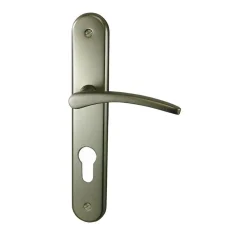 Online Poignée de porte sur plaque Valloire alu cylindre 195mm