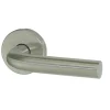 Outlet Poignée de porte sur rosace ecume inox mat