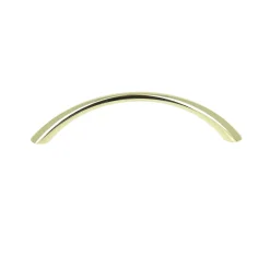 Discount Poignée entraxe 96 mm en aluminium poli verni x2