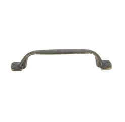 New Poignée entraxe 96 mm en zamak laitonné vieilli mat x2