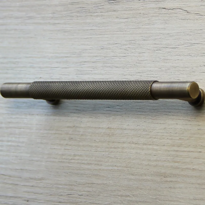 Online Poignée entraxe 128mm industriel aluminium laiton vieilli x2