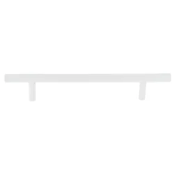 Clearance Poignée TT entraxe 128 mm en aluminium blanc mat x2