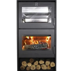 Hot LACUNZA Poêle à bois Altea noir