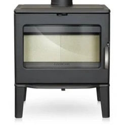 Best LACUNZA Poêle à bois Bidart inox anthracite