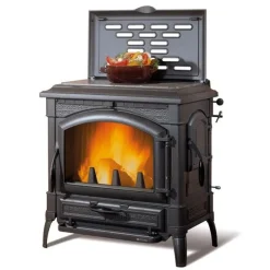 Hot Poêle à bois Isotta Con Cherchi EVO fonte polie NORDICA