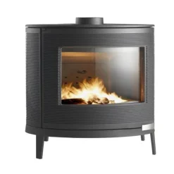INVICTA Poêle à bois Kaori tout fonte anthracite