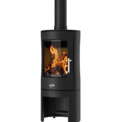 Hot GODIN Poêle à bois Mirande noir