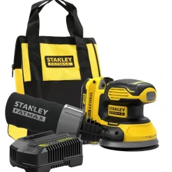 Best STANLEY Ponceuse excentrique V20 Lithium 18V 1 batterie 2Ah