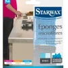 Hot STARWAX Éponge microfibre bi-faces multisurfaces (x2)