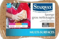 Clearance STARWAX Éponge synthétique gros nettoyage multisurfaces