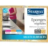 Online STARWAX Éponge végétale modèle moyen multisurfaces (x2)