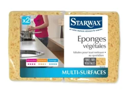Online STARWAX Éponge végétale modèle moyen multisurfaces (x2)