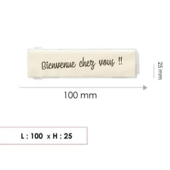 Hot RENZ Porte-nom normalisé à encliqueter pour boîtes aux lettres