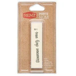 Hot RENZ Porte-nom normalisé à encliqueter pour boîtes aux lettres