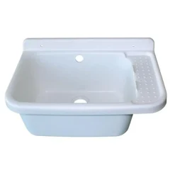 INTERPLAST Poste d'eau lave-mains 59x38x27cm Blanc