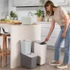 New CURVER Poubelle de tri Ready to collect 30L blanche