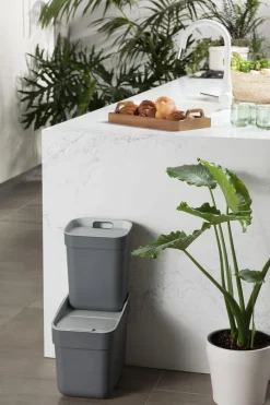 Sale CURVER Poubelle de tri Ready to collect 20L grise