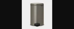 Sale Poubelle à pédale NewIcon gris platinum 20L