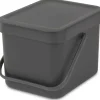 Best Poubelle Sort&Go 6L grise