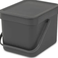 Best Poubelle Sort&Go 6L grise