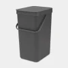 Outlet Poubelle Sort&Go 16L grise