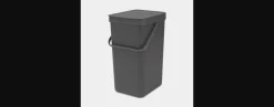 Outlet Poubelle Sort&Go 16L grise