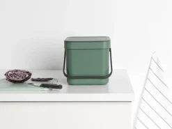 Hot Poubelle Sort&Go 6L vert foncé