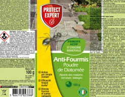 Clearance PROTECT EXPERT Poudre de diatomée répulsif fourmis 100g