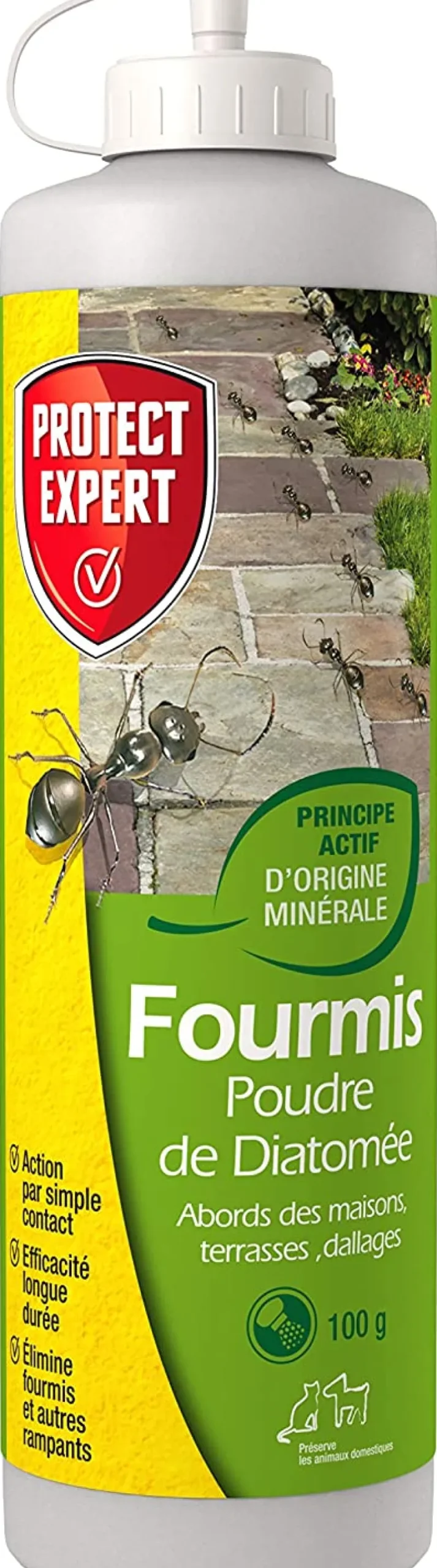 Clearance PROTECT EXPERT Poudre de diatomée répulsif fourmis 100g