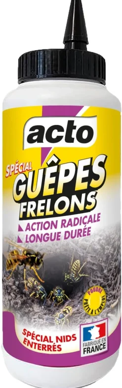 Online ACTO Poudre pour nids de guêpes et frelons enterrés 400g