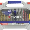 Hot TIVOLY Pour le perçage multi-matériaux et le vissage 60 pièces