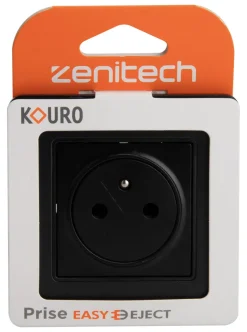 ZENITECH Prise 2 pôles + terre easyeject kouro