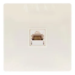 Discount ZENITECH Prise téléphone RJ45 diwone blanc