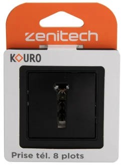 Outlet ZENITECH Prise téléphonique 8 plots kouro