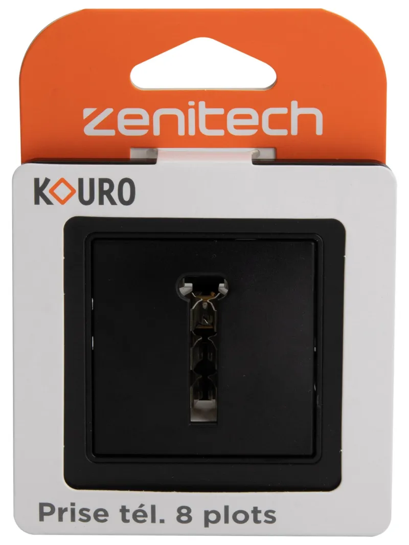Outlet ZENITECH Prise téléphonique 8 plots kouro