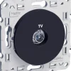 Discount SCHNEIDER Prise télévision simple Odace noir