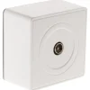 Hot ZENITECH Prise TV Ø9,52 saillie vulco blanc